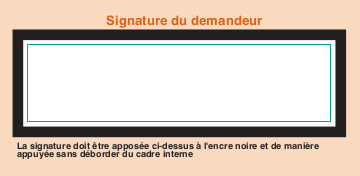 Signature du Cerfa 