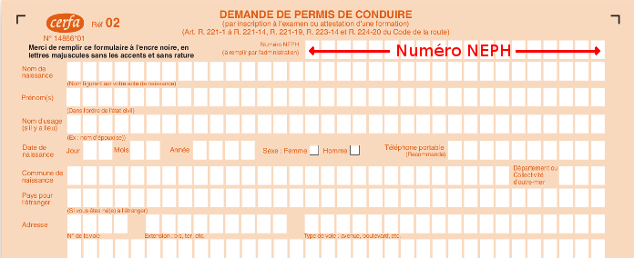 NEPH sur le Cerfa 02